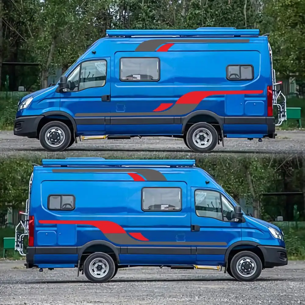 

Car sticker Vinyl Graphics Decals Stickers For Ford TRANSIT LWB Caravan Trailer Camper Van Dropshipping Wholesale Quick delivery