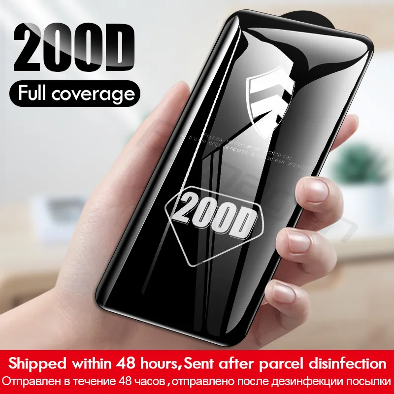 200D защитное стекло с закругленными краями для iPhone 7 8 6 6s Plus закаленное 11 Pro X XR XS