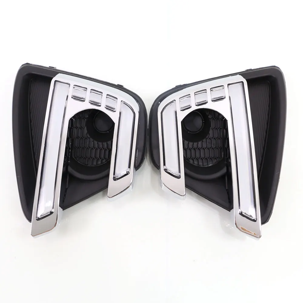 DRL Дневной светильник для Mazda CX 5 2012 2013 2014 2015 2016 левый и правый Белый DRL/желтый