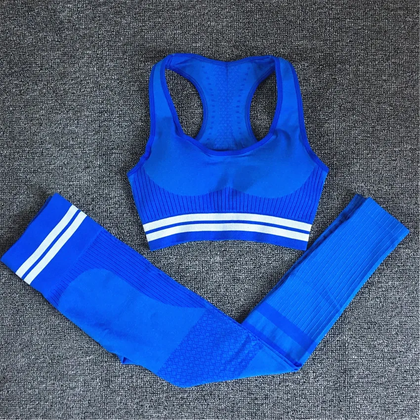

Seamless Yoga Set Sport Wear Women Gym Workout Fitness Clothing Female Sport Suit High Waist Legging Sports Bra Tracksuit