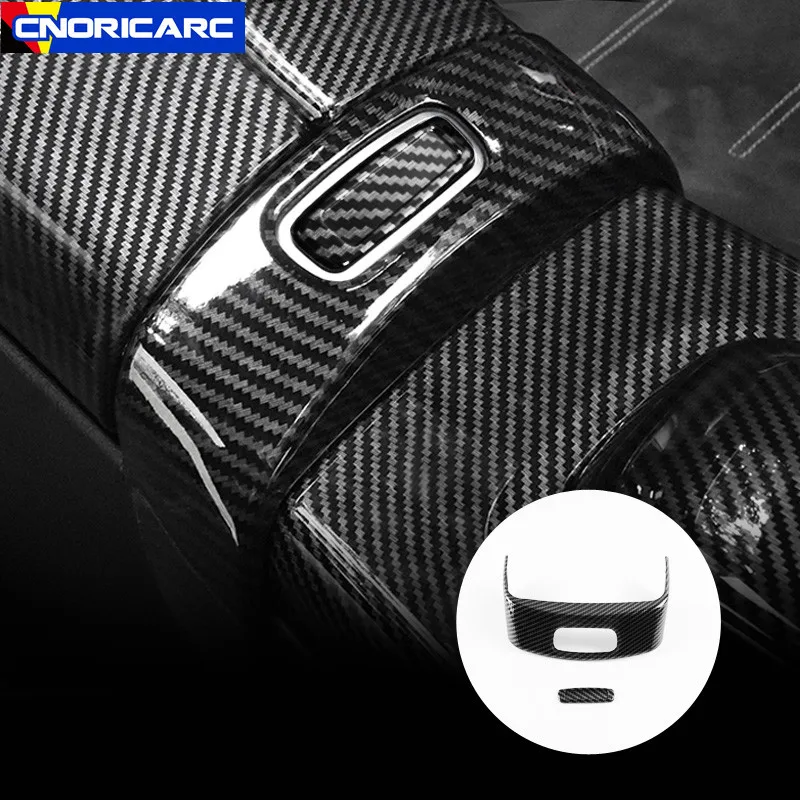 

Car Armrest Box Switch Button Frame Decoration Sticker Trim For Mercedes Benz A Class W177 CLA C118 2019-21 Interior Accessories