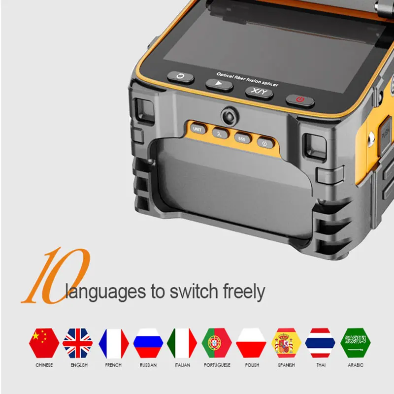 Фотоаппарат SM & MM многоязычный Интеллектуальный оптоволоконный сварочный