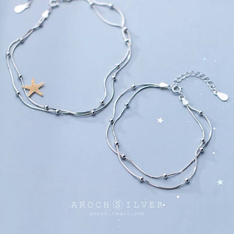 Браслет цепочка для ног женский темперамент светильник из бисера змеиная кость