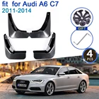 Для Audi A6 C7 седансалонAvant 2011-2014 автомобиля брызговик 4x крыло брызговиков Средства для укладки волос брызговик клапаном защита от брызг