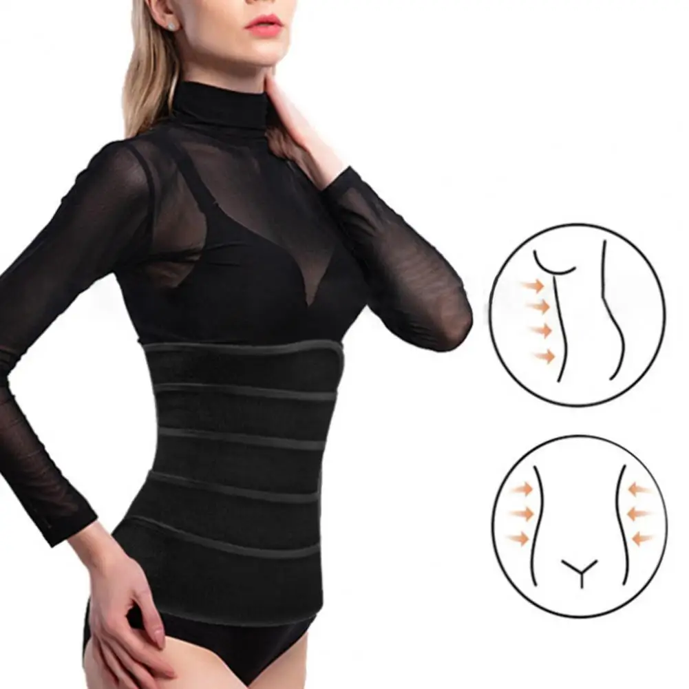 

Waist Trainer Solid Color Skin-friendly One Size Fat Burning Abdominal Trimmer for Sports fitness equipment gym equipment