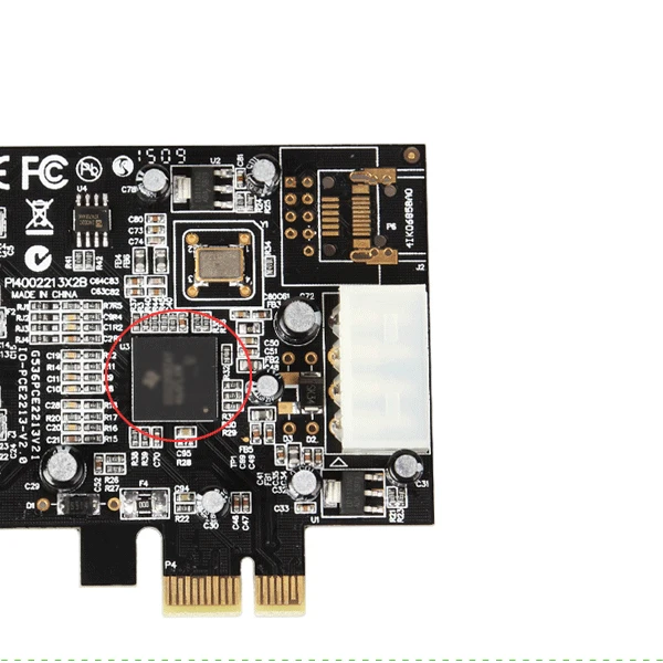 Адаптер PCI E к IEEE 1394 3 порта 1394A x 1 + 1394B 2 Express Расширительная карта Plug and Play для