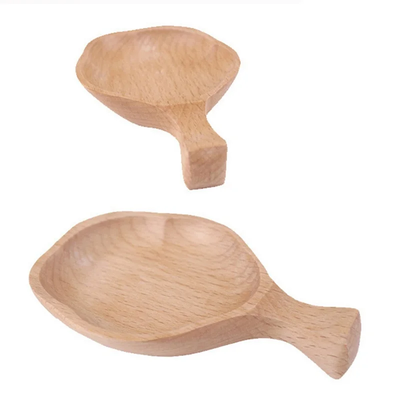 

Kitchen Tableware Gravy Boats Japanese Sakura Sauce Dish Beech Solid Wood Seasoning Dish Household Assorted Sauce Dishes