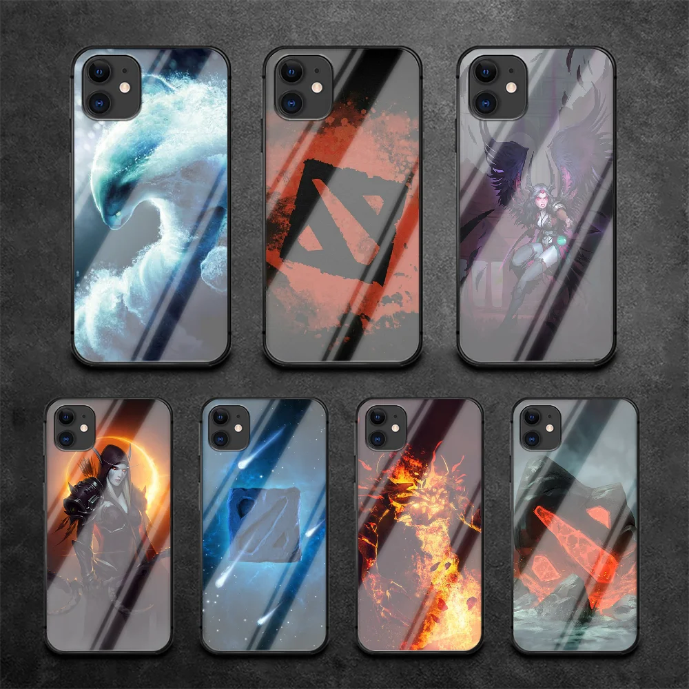 Чехол DOTA 2 Game для IPhone 6 6S 7 8 11 12 X Xr Xs Se 2020 Pro Max Plus Mini черный|Бамперы| |