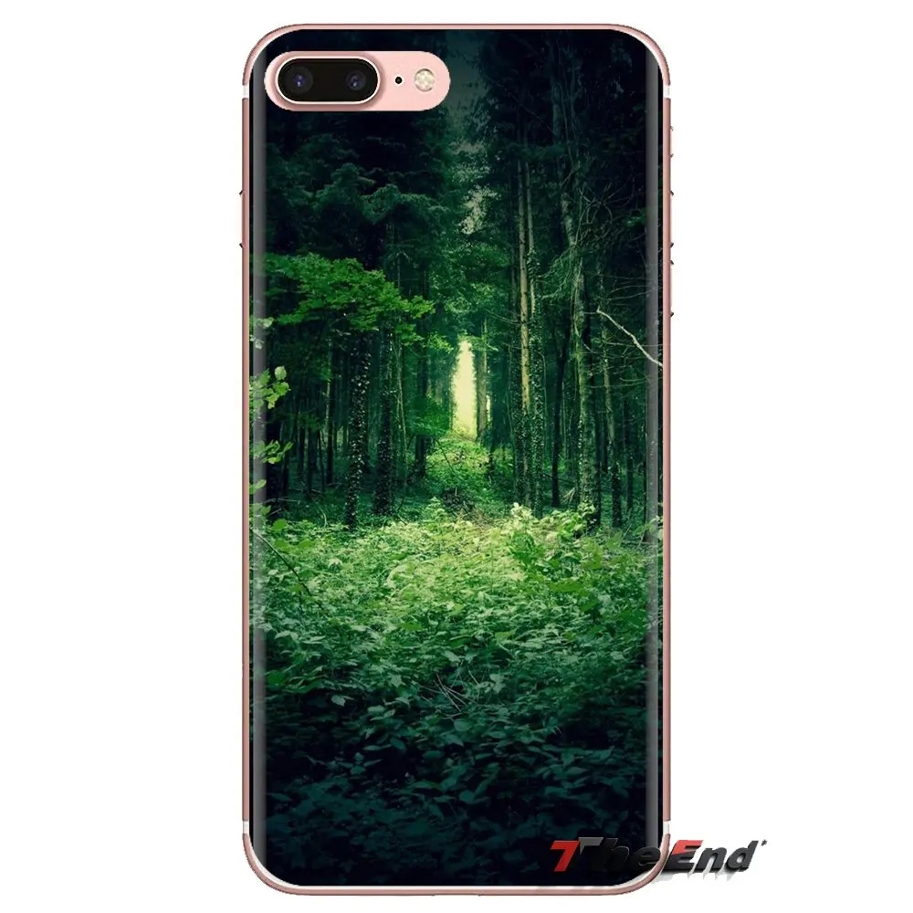 Лес и дерево обои мягкий прозрачный чехол для Xiao mi 6 A1 Max x 2 5X 6X Red Note 5 5A 4X 4A A4 4 3 Plus Pro |