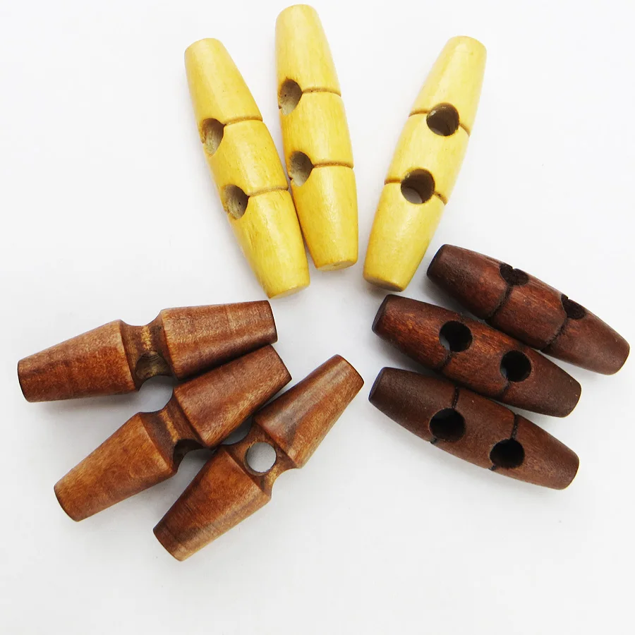 

15 шт. деревянная Роговая пуговица для одежды, швейная пуговица, украшение, аксессуары для одежды, WHB-095