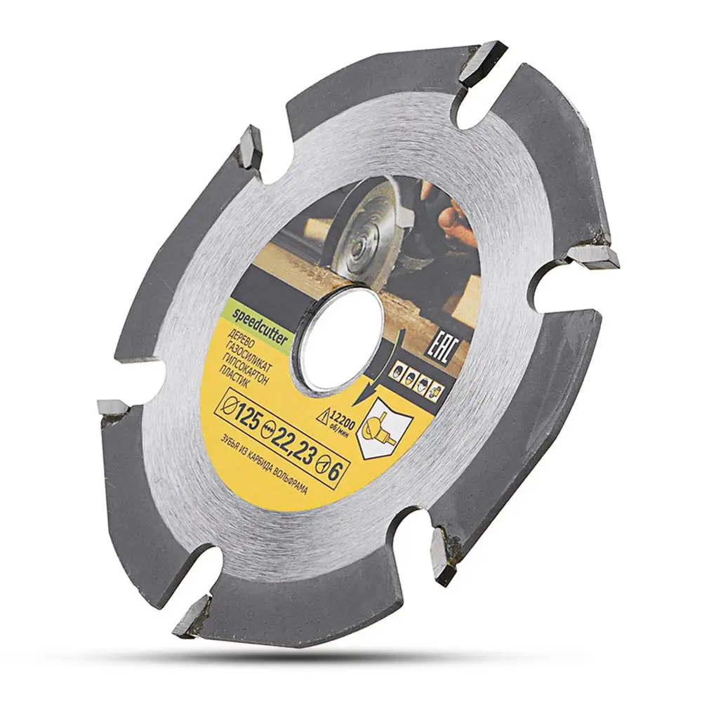 Диск для резки древесины угловой шлифовальной машины диск циркулярной пилы с 6