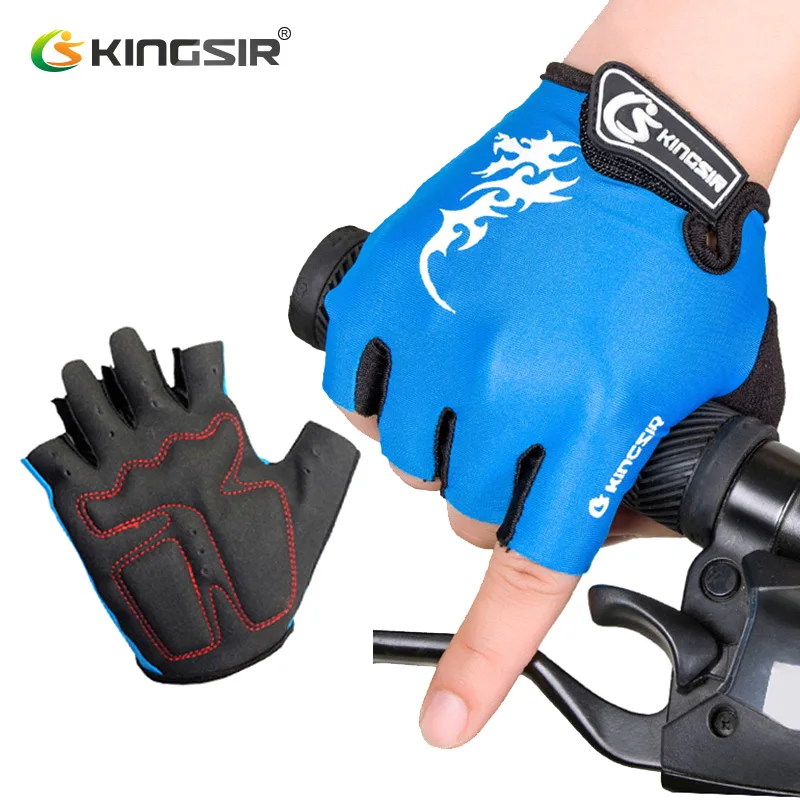 Перчатки KINGSIR Мужские дышащие противоударные Нескользящие митенки для горного