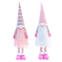 handmade christmas faceless doll decoration retractable standing swedish gnome tomte toy ornaments thanks giving day gifts