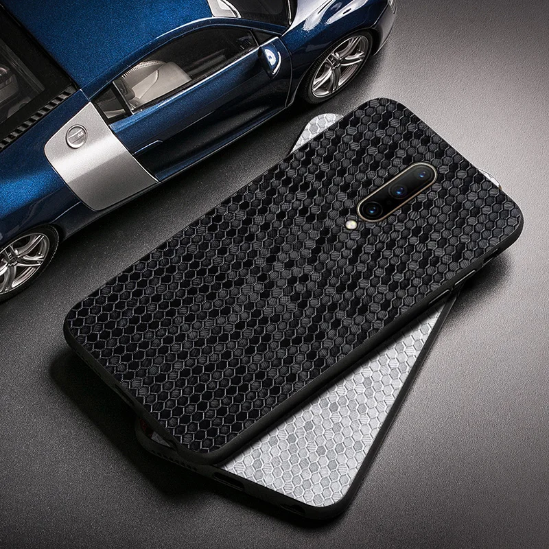 For Oneplus 7T Case Cloth Skin TPU+PC+PU Phone Cover 6T 7 Pro Coque Bumper One plus 5G Back Cases Bag |