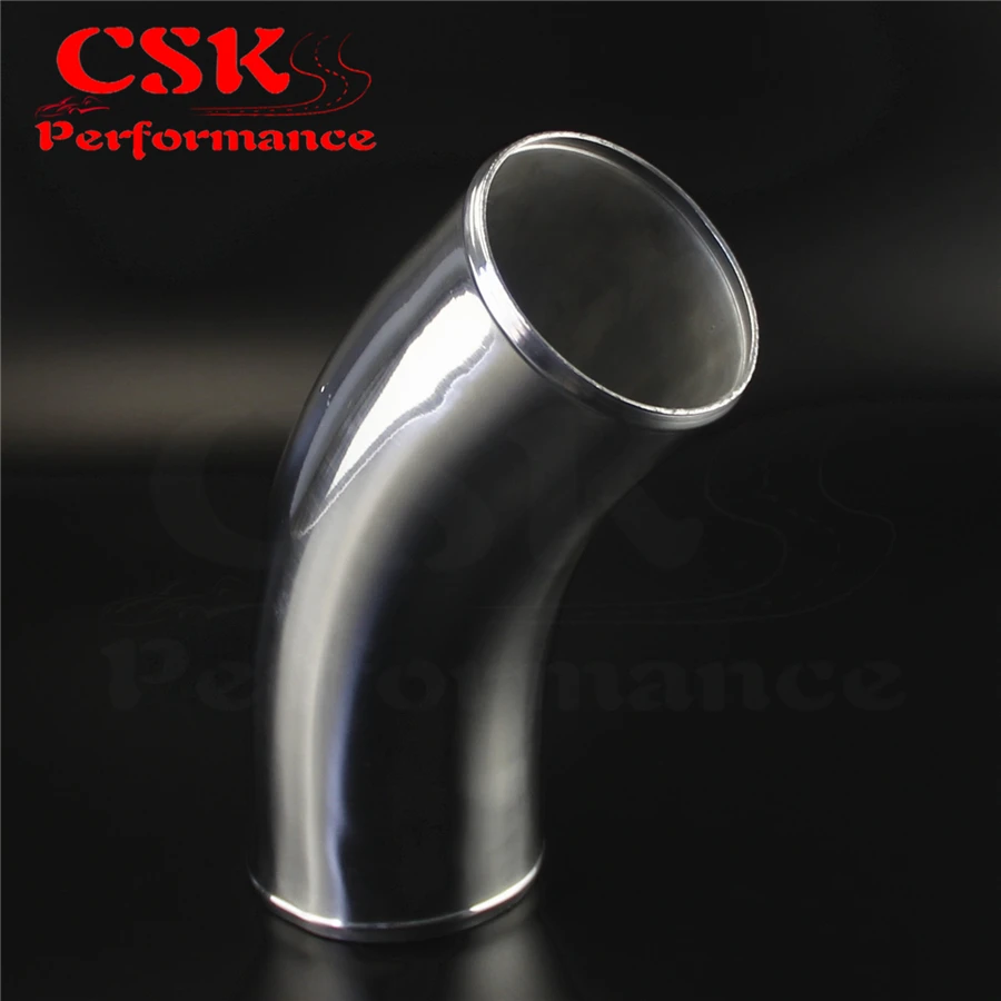 

45 Degree 127mm 5" inch Aluminum Intercooler Intake Pipe Piping Tube hose