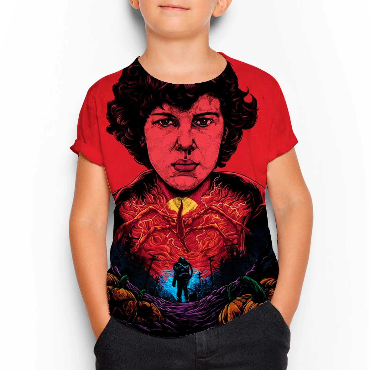 

Strange Things 3D Cool Childs T Shirts Children's T-shirt 2021 Summer New Boys Girls Short Sleeve Outdoor Breathable Tops Teen