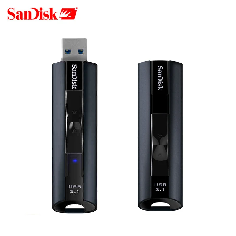 SanDisk USB 3 1 Usb флеш накопитель 128 GB Экстремальный PRO 256GB memoria Flash CZ880 U disco 420 МБ/с. para PC|USB