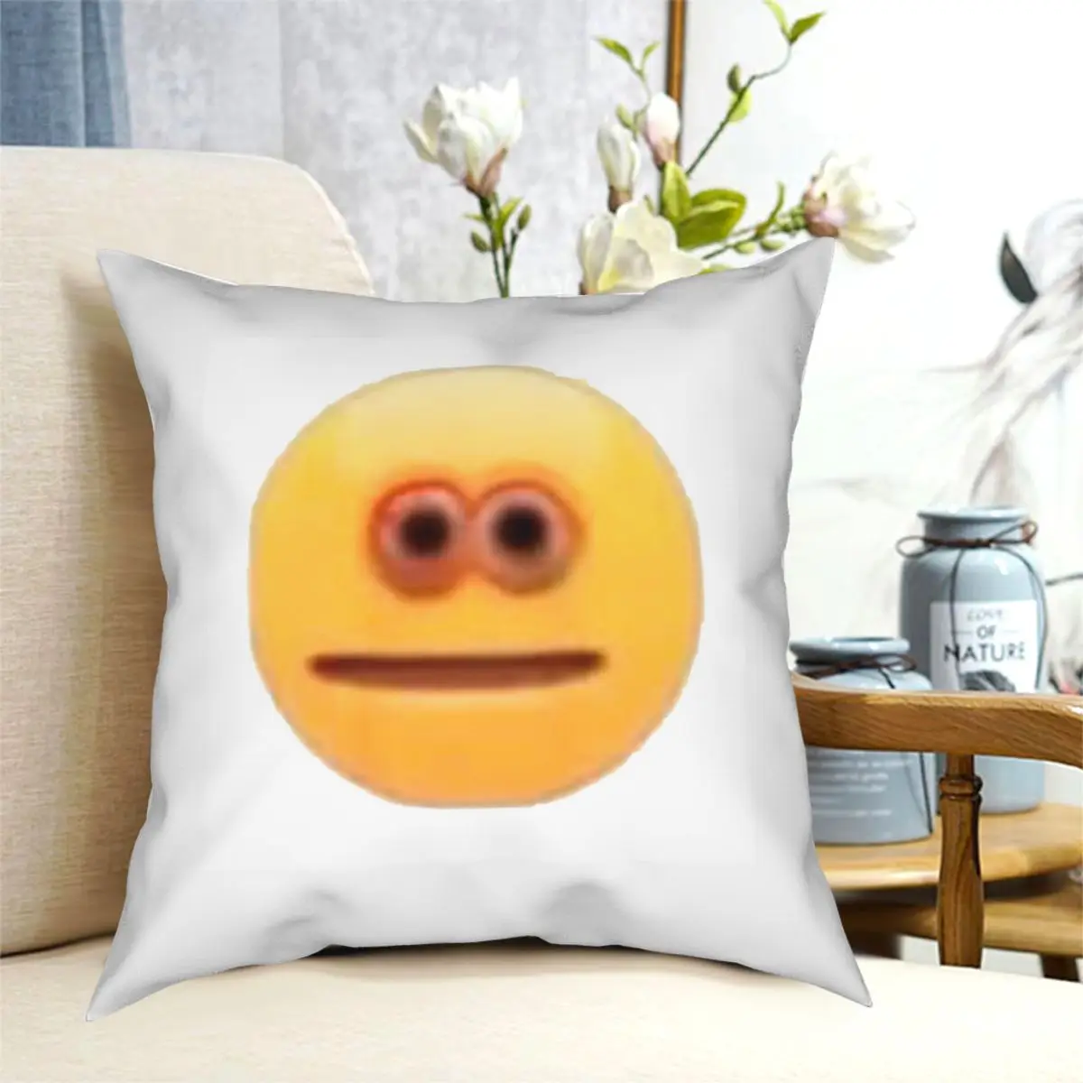 

Vibe Check Meme Pillowcase Creative zip Decorative for Car Cushion Cover 18"