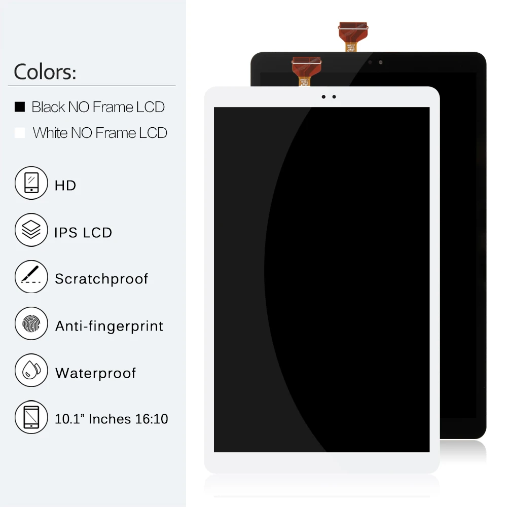 ЖК-экран 10 1 дюйма для Samsung Galaxy Tab A2 T590 T595 сенсорный дигитайзер с сенсорной матрицей