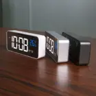 Многофункциональный USB Перезаряжаемые светодиодный цифровой Экран дисплея Будильник