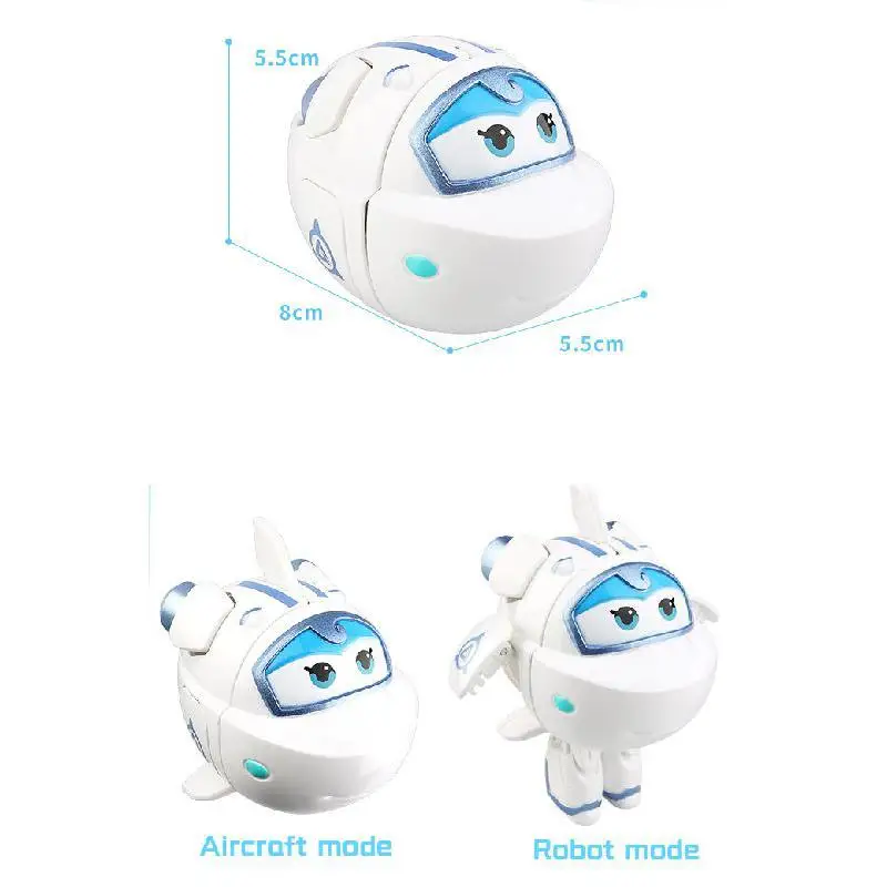 

12 Style Mini Super Wings Deformation Mini Jet Abs Robot Toy Action Figures Super Wing Transformation Toys For Children Kid Gift