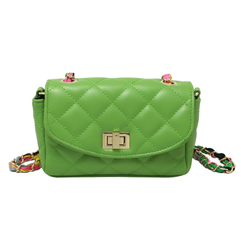 

Square Rhombic PU Leather Summer Chain Mini Shoulder Messenger Crossbody Bags Sac De Luxe Femme Purses And Handbags Bolso Mujer