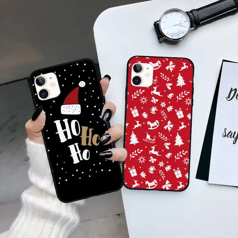 

Snowman Christmas Phone Case for iPhone 13 7 8 11 12 X XS XR Pro max Samsung A S 9 71 10 plus mini mobile bags iphone 11 case