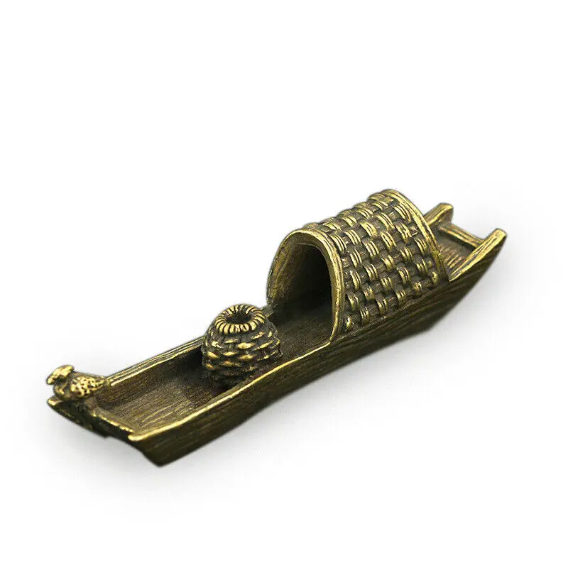 

Медный паром, благовония, горелка, чай, украшения для домашних животных, рыбалка, лодка, ремесла, антиквариат