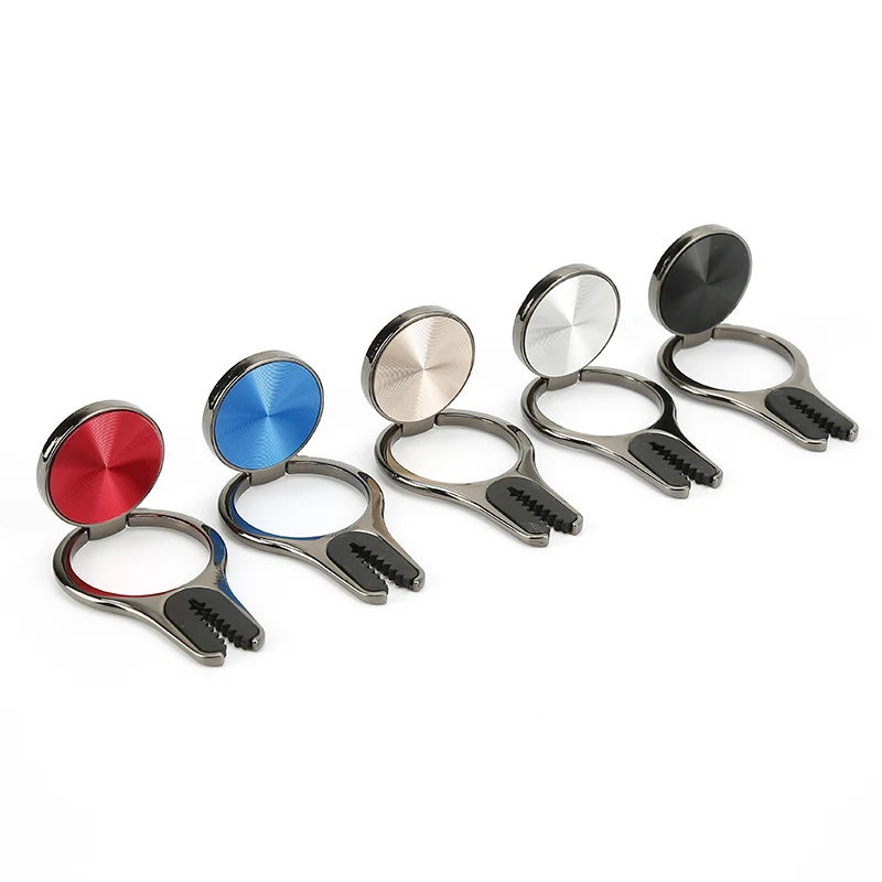 2 Styles Car Air Vent Clip Multipurpose Ring Stand Mobile Phone Magic Bracket In Cradle Metal Desktop Holder | Мобильные телефоны и