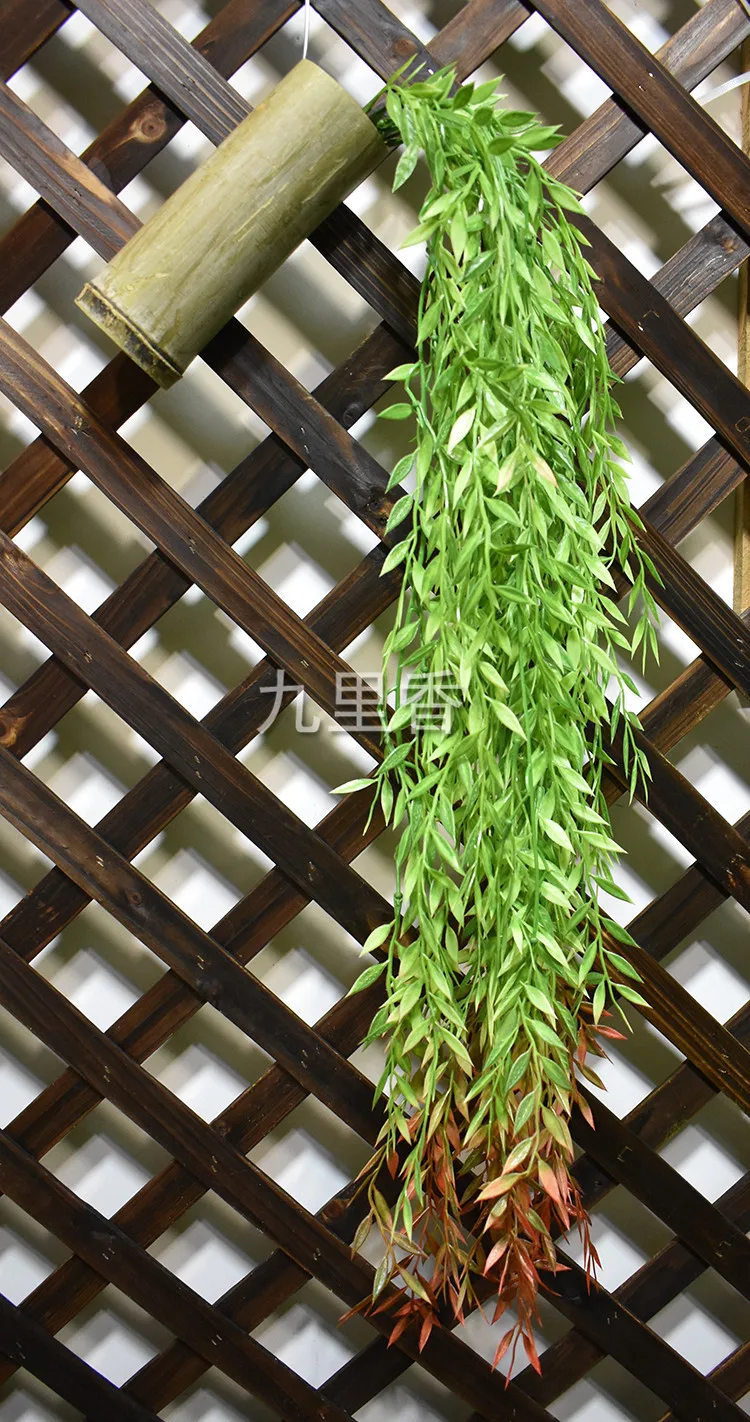 100 см искусственные плающие Висячие настенные декоративные цветы пластиковая