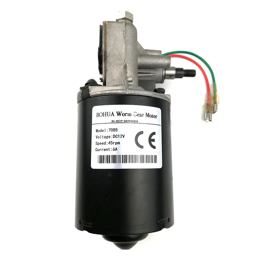 45 об/мин GW7085 dc 12 v 6N. m 6A низкая скорость высокий крутящий момент червячный редуктор мотор, стеклоочиститель, барбекю Гриль Мотор-правый