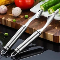 1pc creative 304 stainless steel peppers core remover chili tomato seed corer pepper cutter coring device kitchen accessories