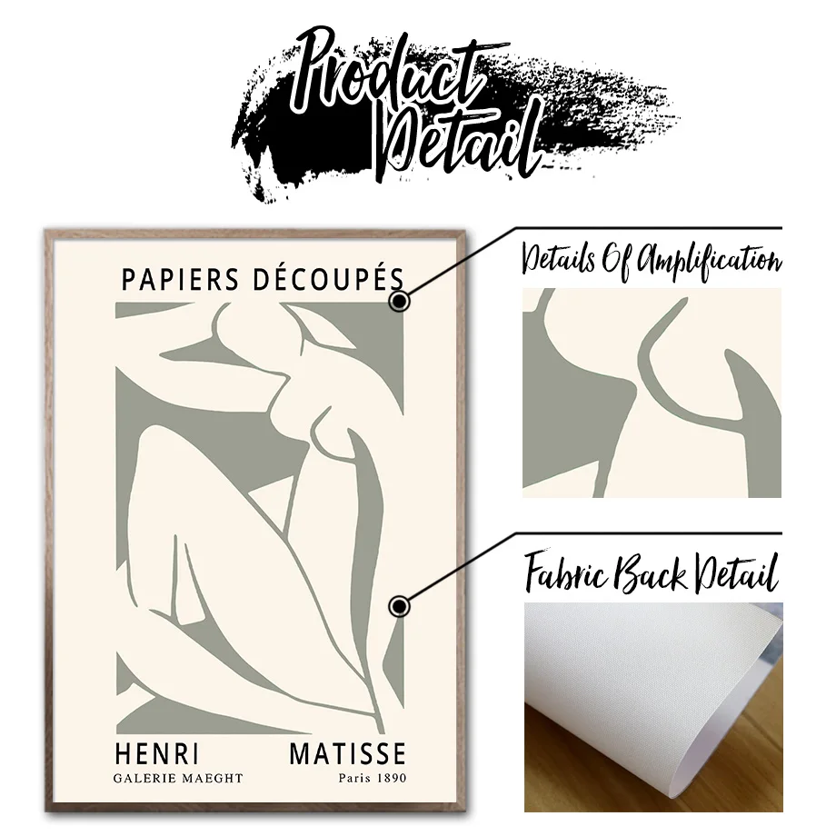 Абстрактная Картина на холсте Девушка из листьев кораллов