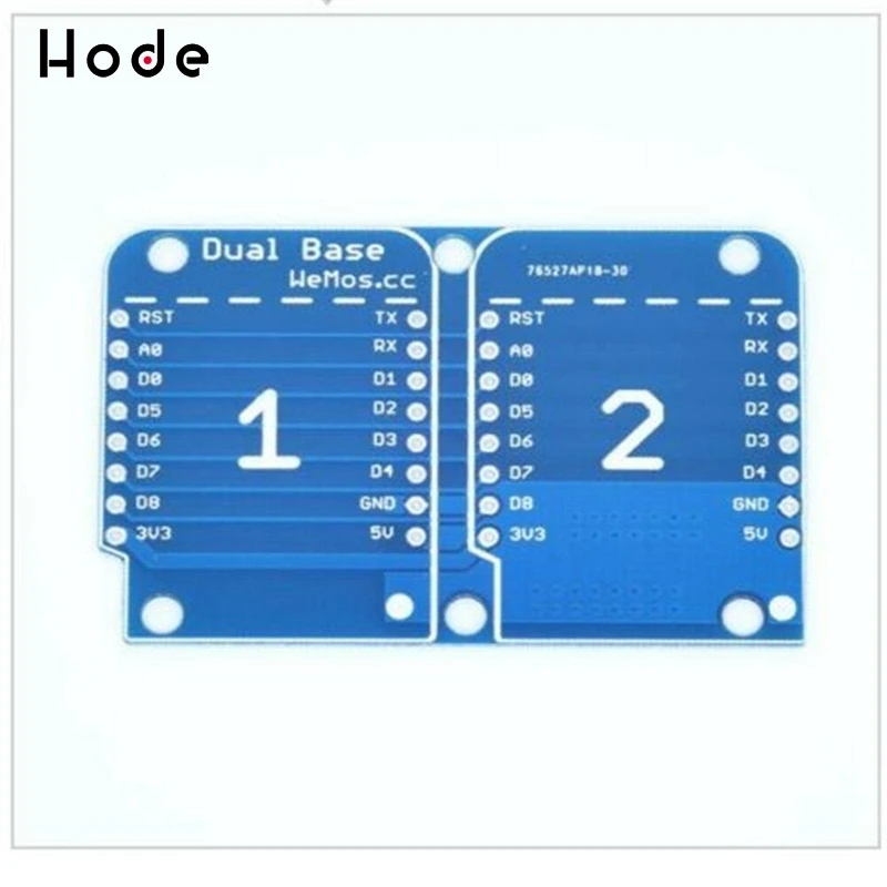 Хороший и новый щит с двойным разъемом для WeMos D1 Mini NodeMCU Arduino ESP8266|Детали аксессуары