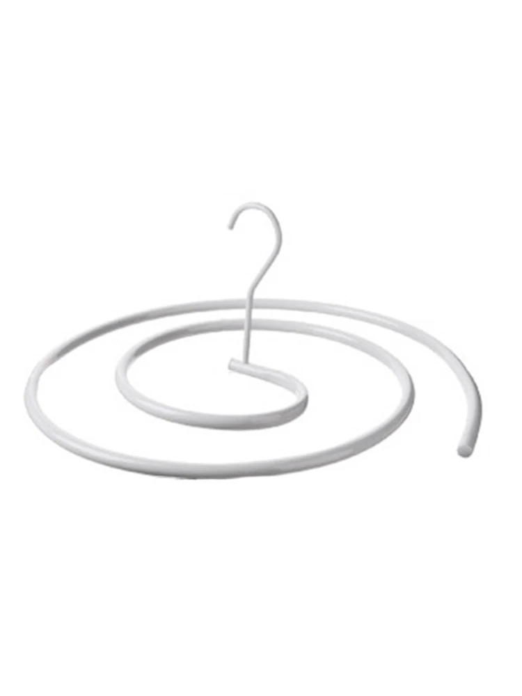 Спиральный Железный чехол для вешалки в форме одеяла с листьями сушильный крючок