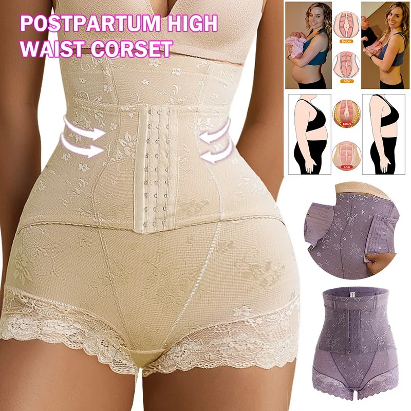 

Tummy Control Panties Shapewear Waist Cincher for Women Girdle Butt Lifter Compression Underwear Body Shaper Seamless