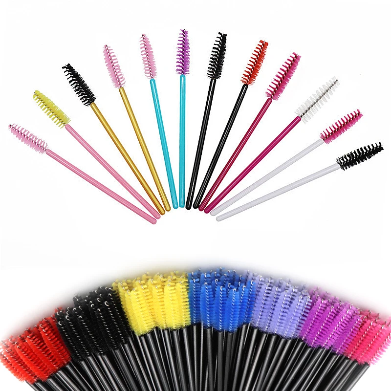 

150 Pcs Eyelash Brushes Makeups Brushes Disposable Mascara Wand Applicator Eye lashes Cosmetic Brush Maquiagem micro Makeup Tool