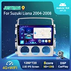 Автомобильный радиоплеер 6G 128G Android 10 для Suzuki Liana 2004-2008 GPS DSP Carplay, мультимедийный Serero Auto 1280*720P, передний DVR DSP
