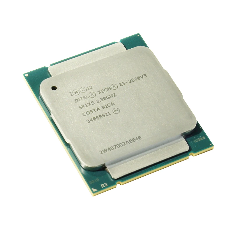Intel Ксеон E5 2670 V3 процессор SR1XS 2,3 ГГц 12 жильная 30 Мб разъем LGA 2011-3 Процессор E5 2670V3