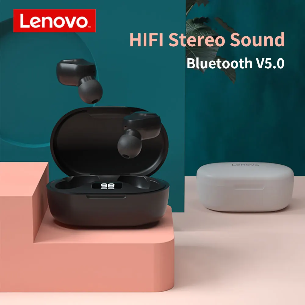 Беспроводные наушники Lenovo XT91 TWS LP1s LP2 водонепроницаемые Bluetooth 5 0 300 мА · ч