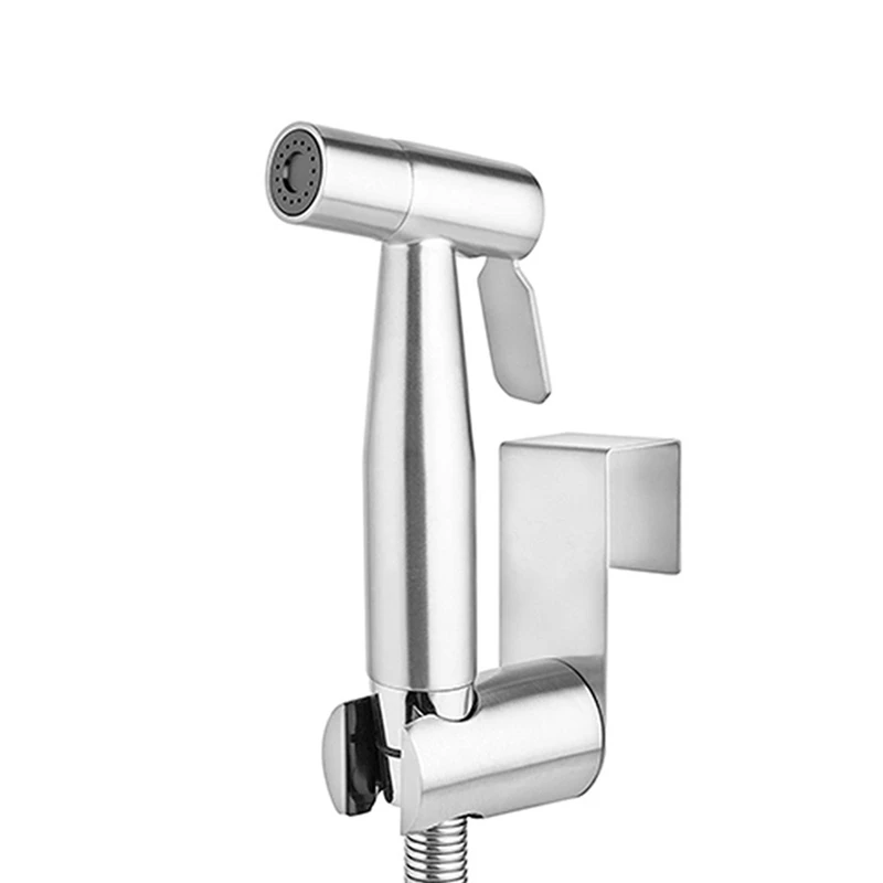 

Stainless Steel Toilet Hand Held Bidet Faucet Sprayer Bidet Set Sprinkler Toilet Spray for Bathroom Self