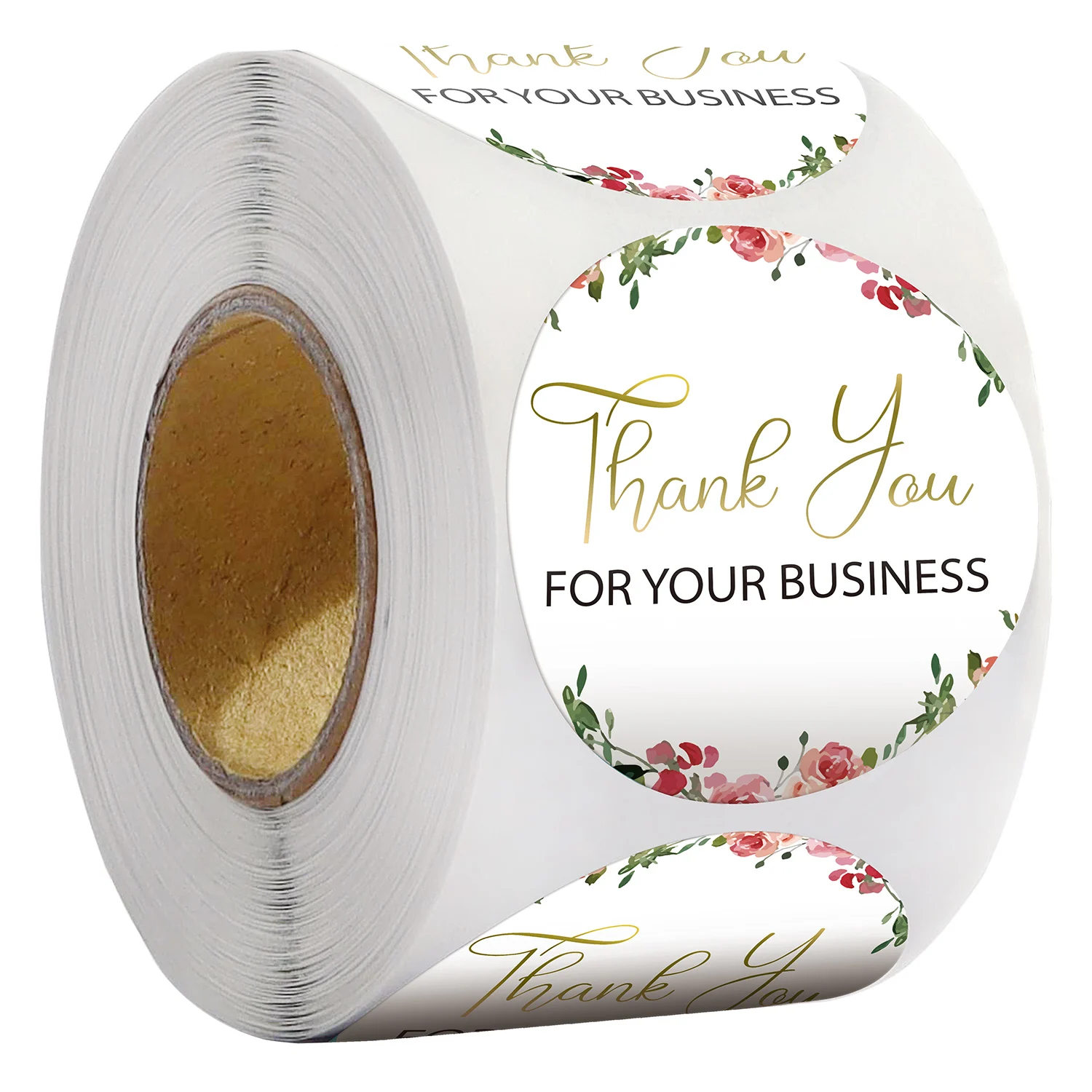 

1,5 дюймовые круглые наклейки Thank You, небольшие товары для бизнеса, декоративные наклейки для выпечки, конверт, материал для скрапбукинга
