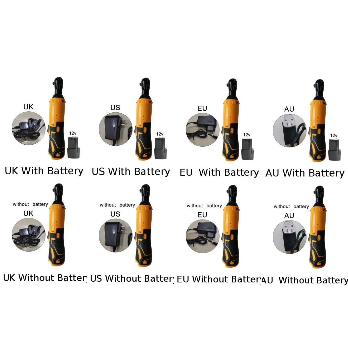 3/8 '饰 об/мин 12В литий ионный аккумулятор электрический беспроводной ударный