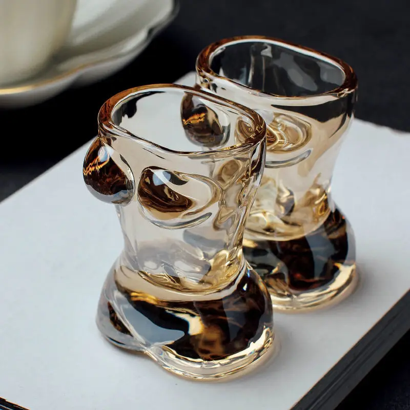 

Creative Personality Woman Shape Wine Glass Cocktail Glass Home Fashion Glass Wine Glass Home Decoration Ornaments Shot Glass