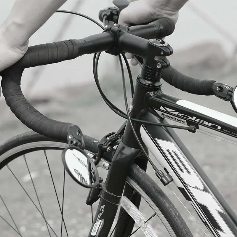 

Bicycle Handlebar End Rear View Mirror Steel Lens Bicycle Riding Rear View Mirror Mountain Road Bike Bicycle Accessories