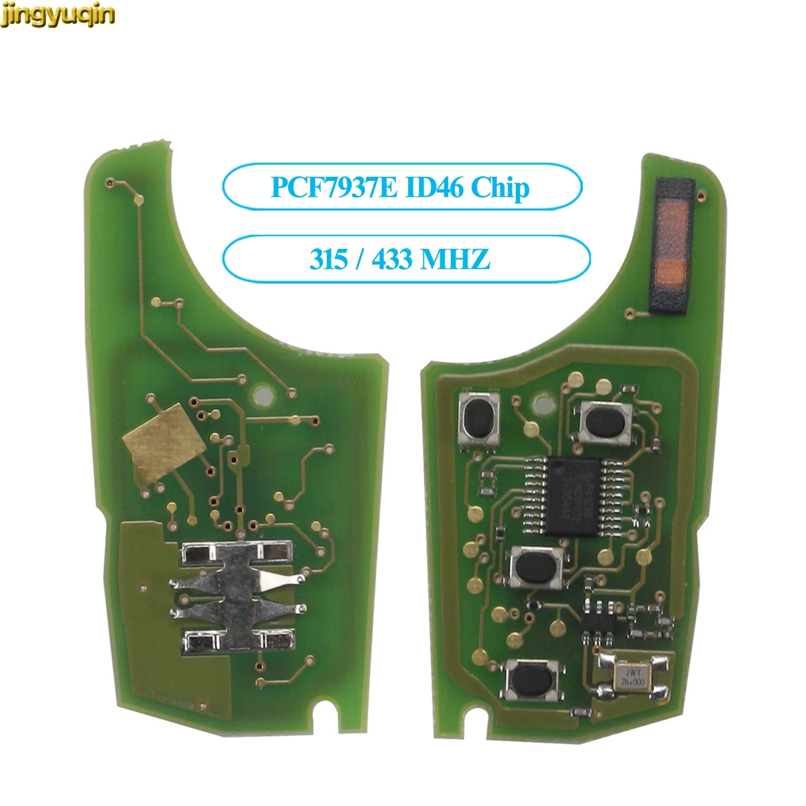 

Remote Car Key Circuit Electronic Board PCF7937E for Chevrolet Cruze Aveo Spark Malibu Sail 2/3/4 Buttons 315/433MHz ID46 Chip