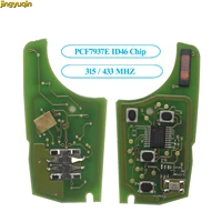 remote car key circuit electronic board pcf7937e for chevrolet cruze aveo spark malibu sail 234 buttons 315433mhz id46 chip