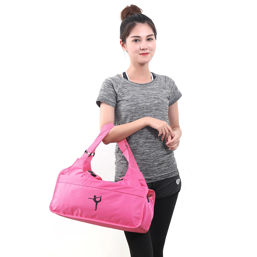 Коврик для йоги сумки спортзала нейлоновая сумка мужчин и женщин тренировок на