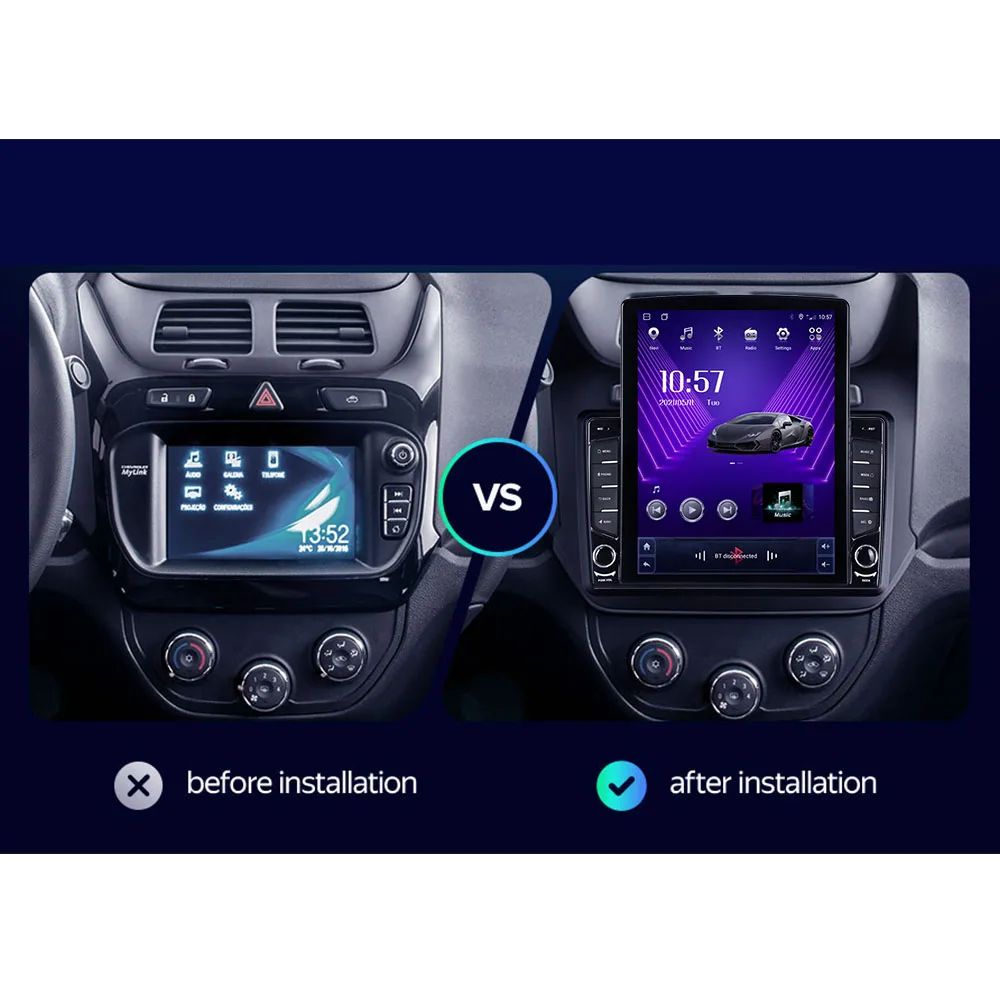 Runningnav Для Chevrolet Cobalt 2 2011 - 2018 Tesla Тип Android автомобильное радио мультимедийный видео