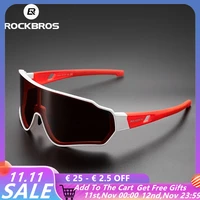 rockbros cycling photochromic glasses men women outdoor sport hiking eyewear polarized sunglasses inner frame bicycle glasses